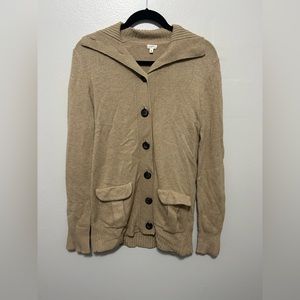 J Crew Sweater Cardigan - Size Medium - Made with Wool and Cashmere